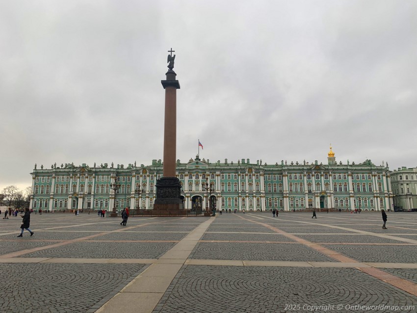 The Winter Palace, from Palace Square, Saint Petersburg