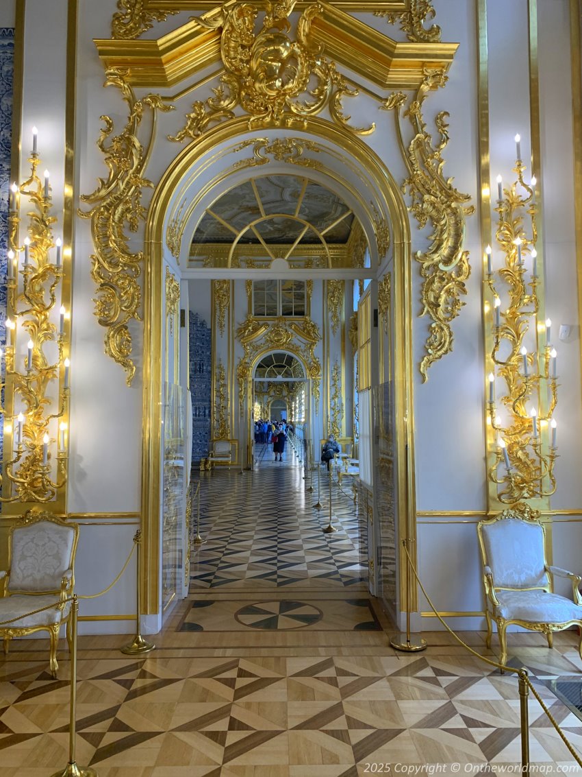 Golden Enfilade in Catherine Palace