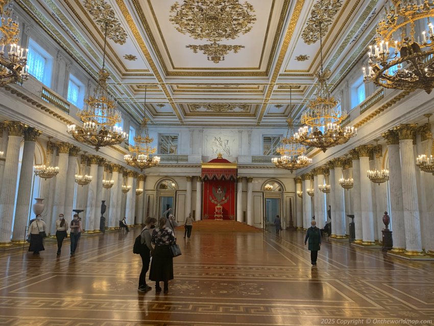 St George's Hall and Apollo Room of the Winter Palace