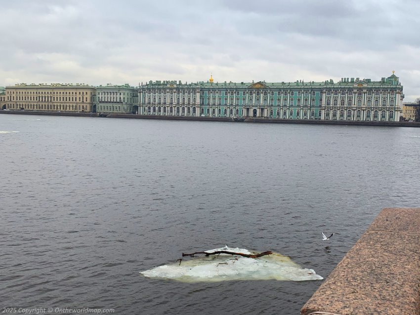 The Neva River and the Winter Palace, Saint Petersburg