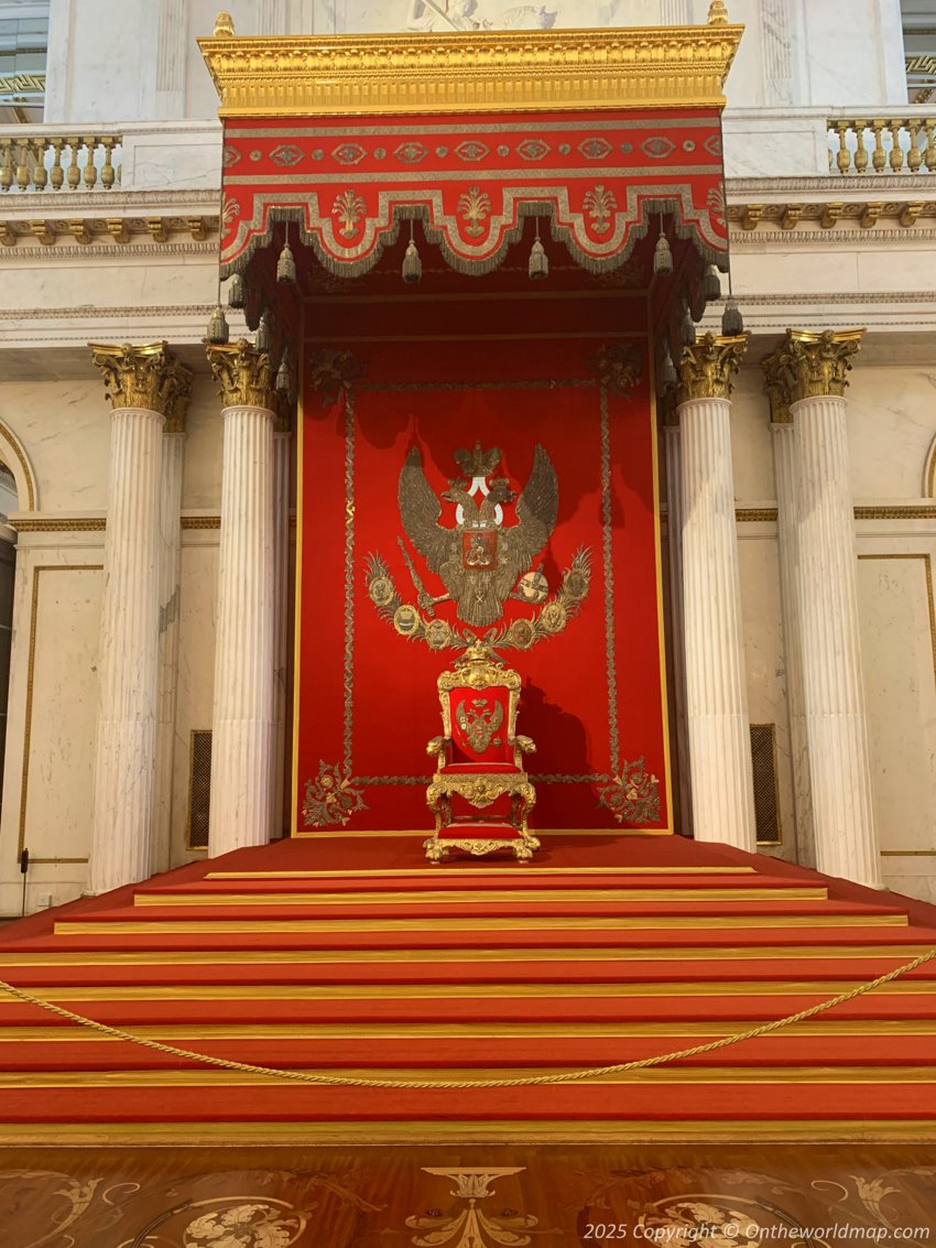 St George's Hall and Apollo Room of the Winter Palace