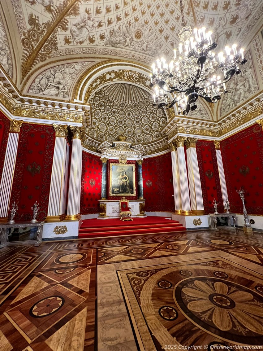 Portraits of Peter the Great and Catherine I in Hermitage Museum