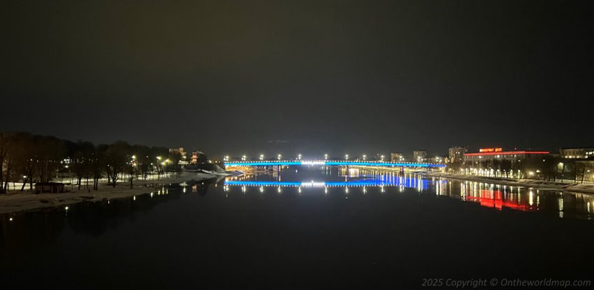 Veliky Novgorod at night