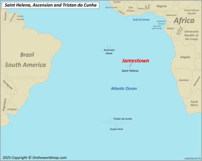 Jamestown Location Map