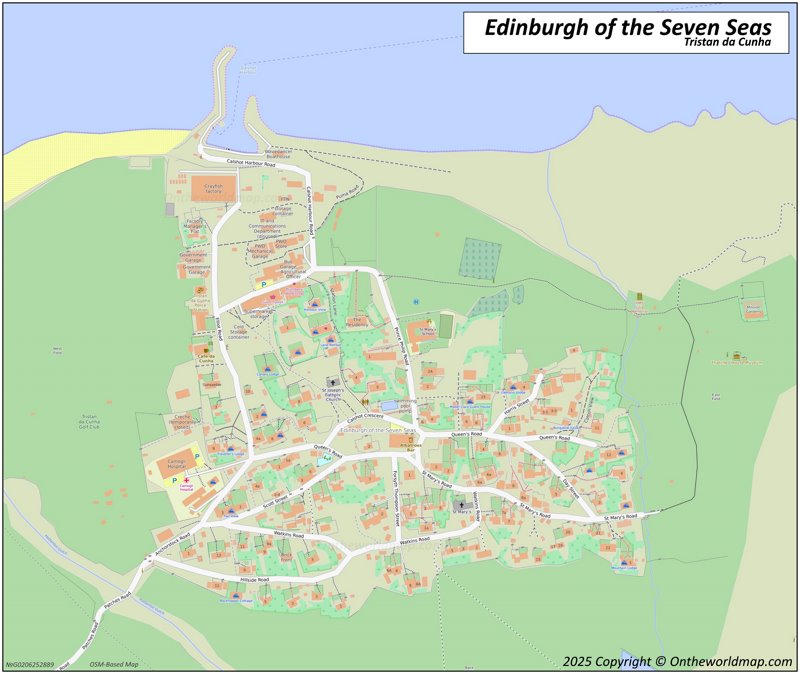Map of Edinburgh of the Seven Seas