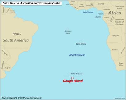 Gough Island Location Map