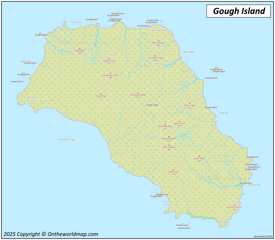 Map of Gough Island