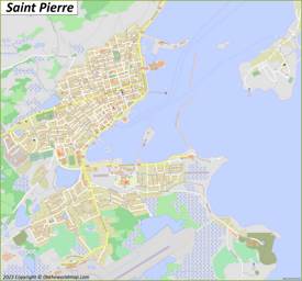 Saint Pierre City Map