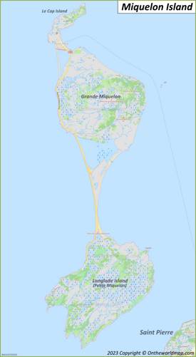 Miquelon Island Map