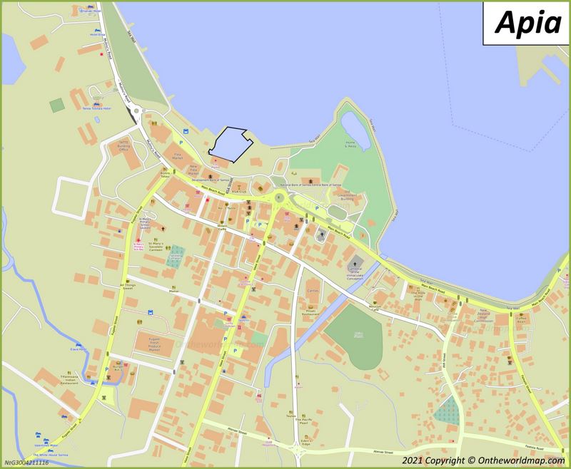 Apia Map | Samoa | Detailed Maps of Apia