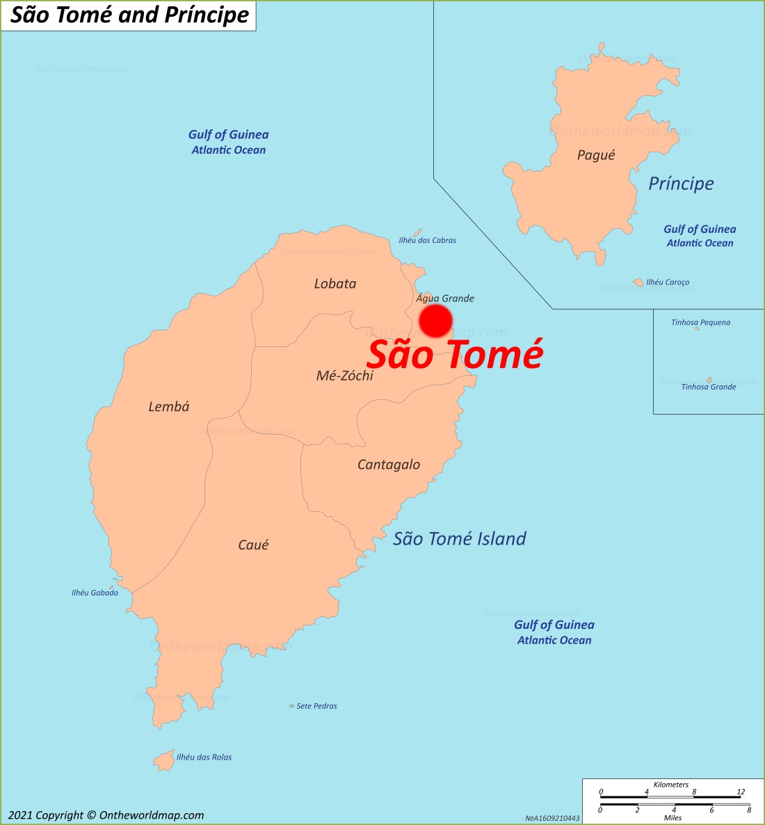 São Tomé Location Map