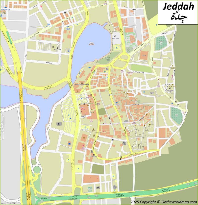 Jeddah City Centre Map