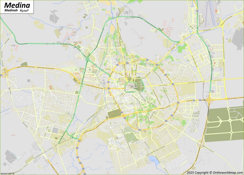 Map of Medina