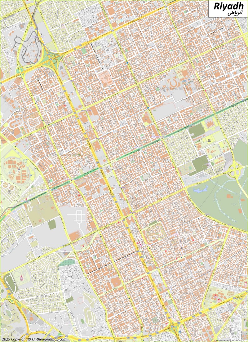 Riyadh City Centre Map