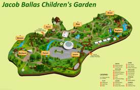 Jacob Ballas Children's Garden Map