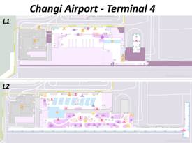 Changi Airport Terminal 4 Map