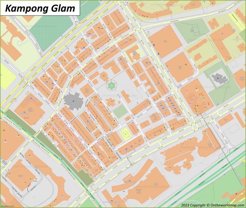Kampong Glam Map