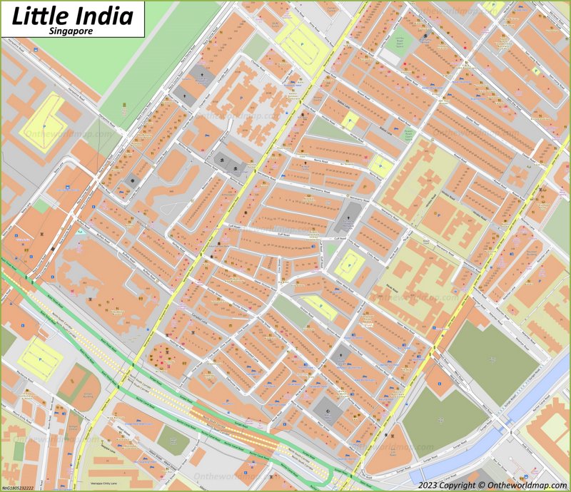 Detailed Map Of Little India