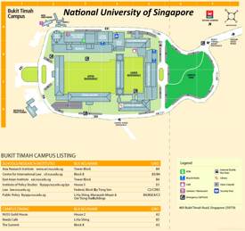 Bukit Timah Campus Map