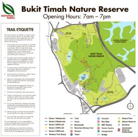 Bukit Timah Nature Reserve Map