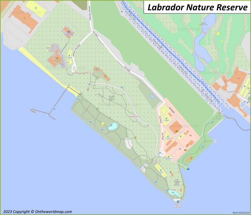 Labrador Nature Reserve Map