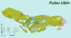 Pulau Ubin Tourist Map