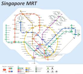 Singapore MRT Map