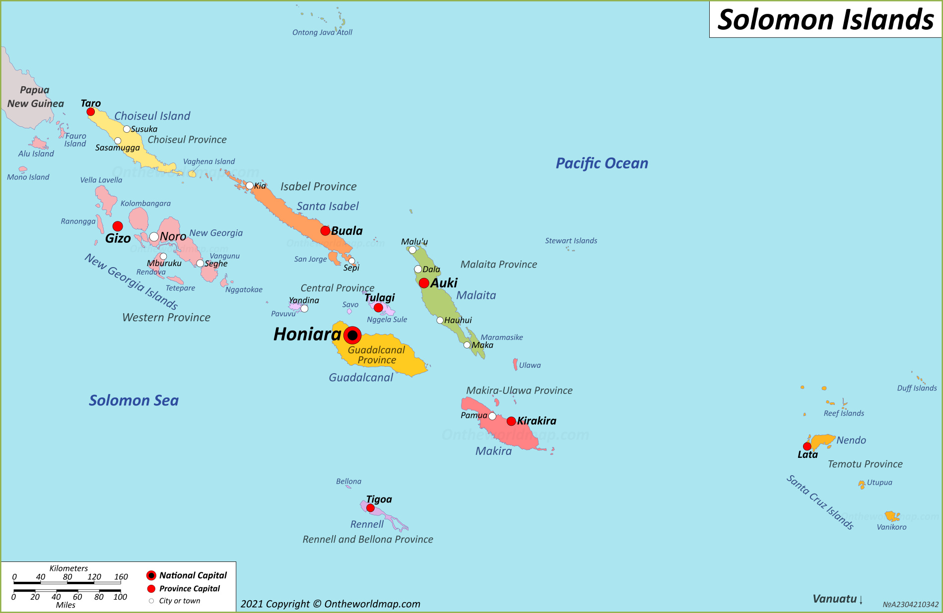 Solomon Islands Map Detailed Maps Of Solomon Islands   Map Of Solomon Islands 