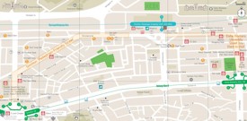 Sinchon shopping map