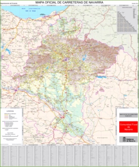 Navarra carreteras mapa