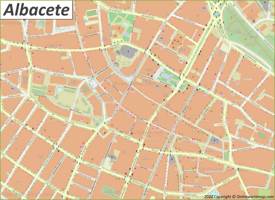 Albacete City Center Map