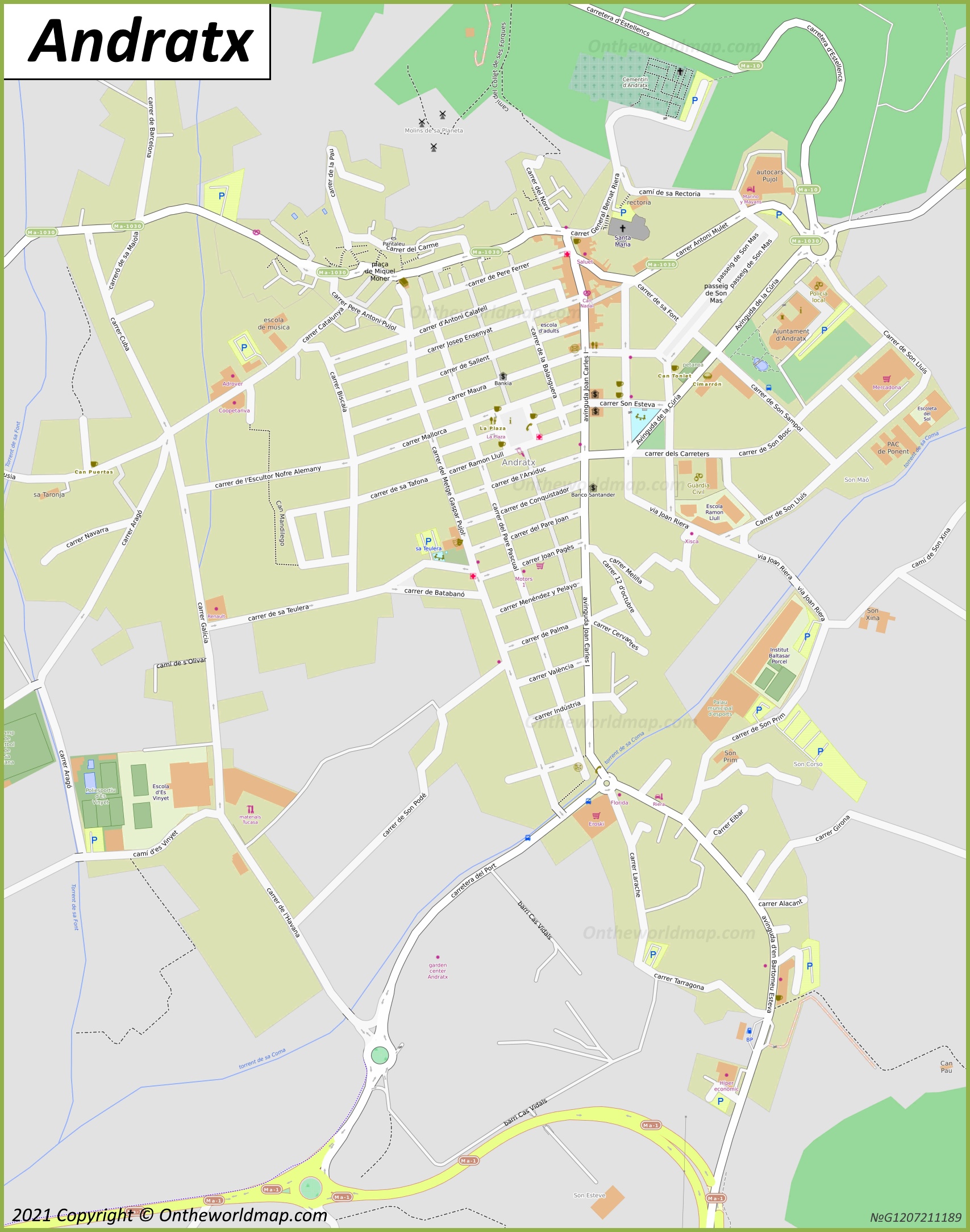 Mapa de Andrach
