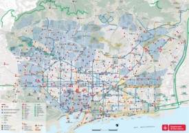 Barcelona bicicleta mapa