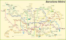 Barcelona metro mapa