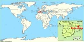 Barcelona en el Mapa Mundial