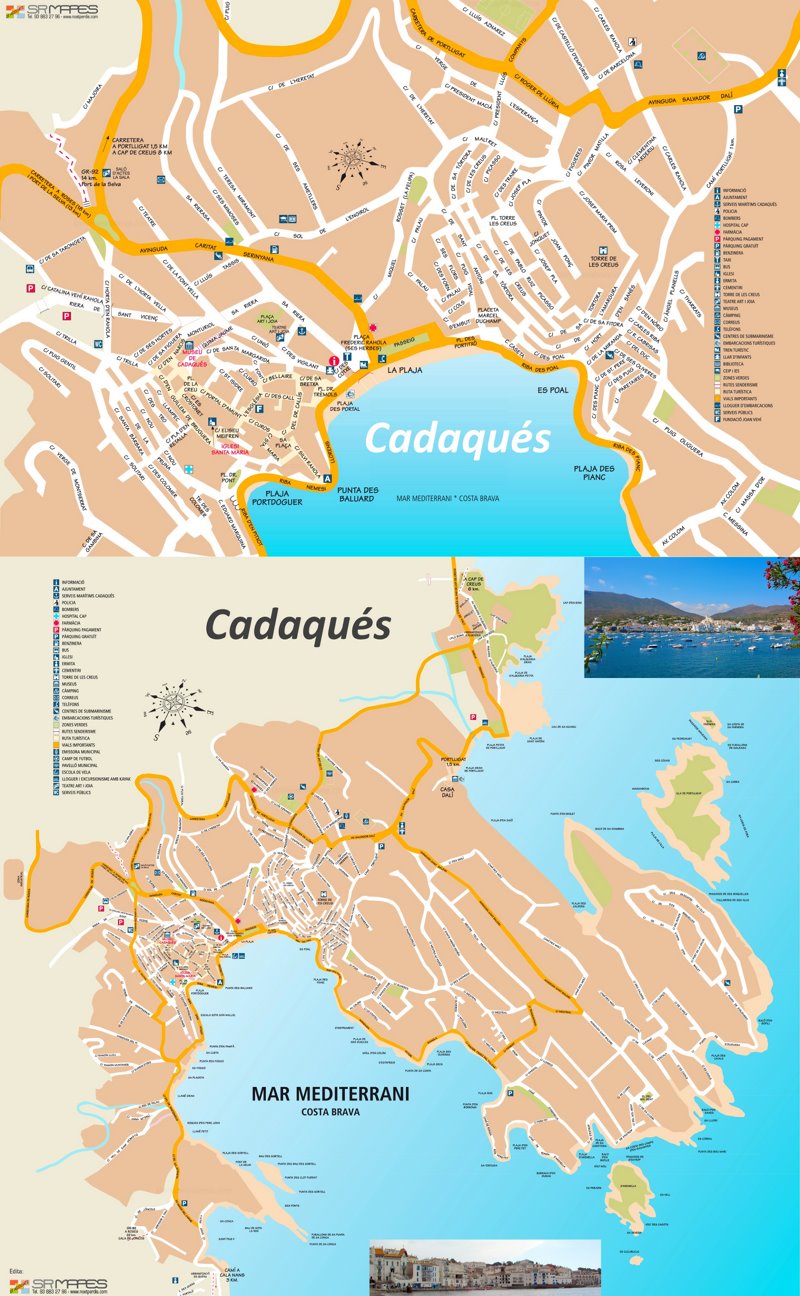 Cadaques Map