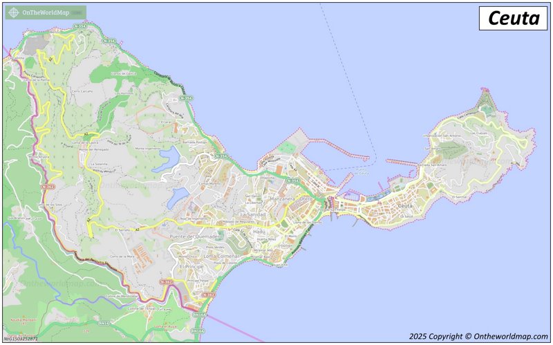 Ceuta Map Spain Discover Ceuta With Detailed Maps Ceuta Map Spain Discover Ceuta With Detailed Maps