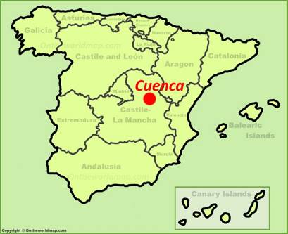 Cuenca Localizacion Mapa