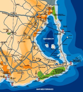 Mar Manor - Mapa Turistico