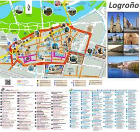 Logroño Tourist Map