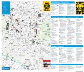 Madrid tourist attractions map