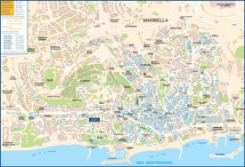 Marbella tourist map