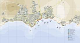 Playa Blanca tourist map