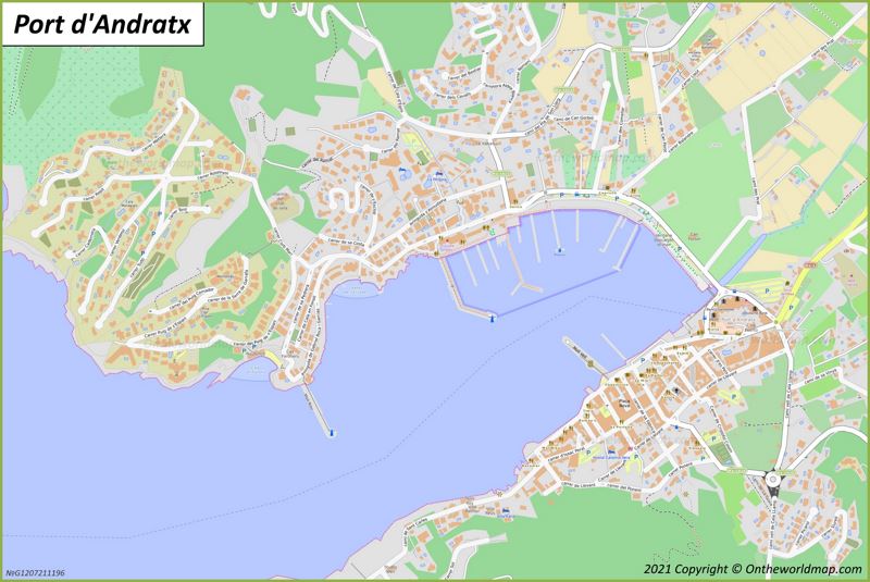 Port d'Andratx Map | Mallorca, Spain | Detailed Maps of Port d'Andratx