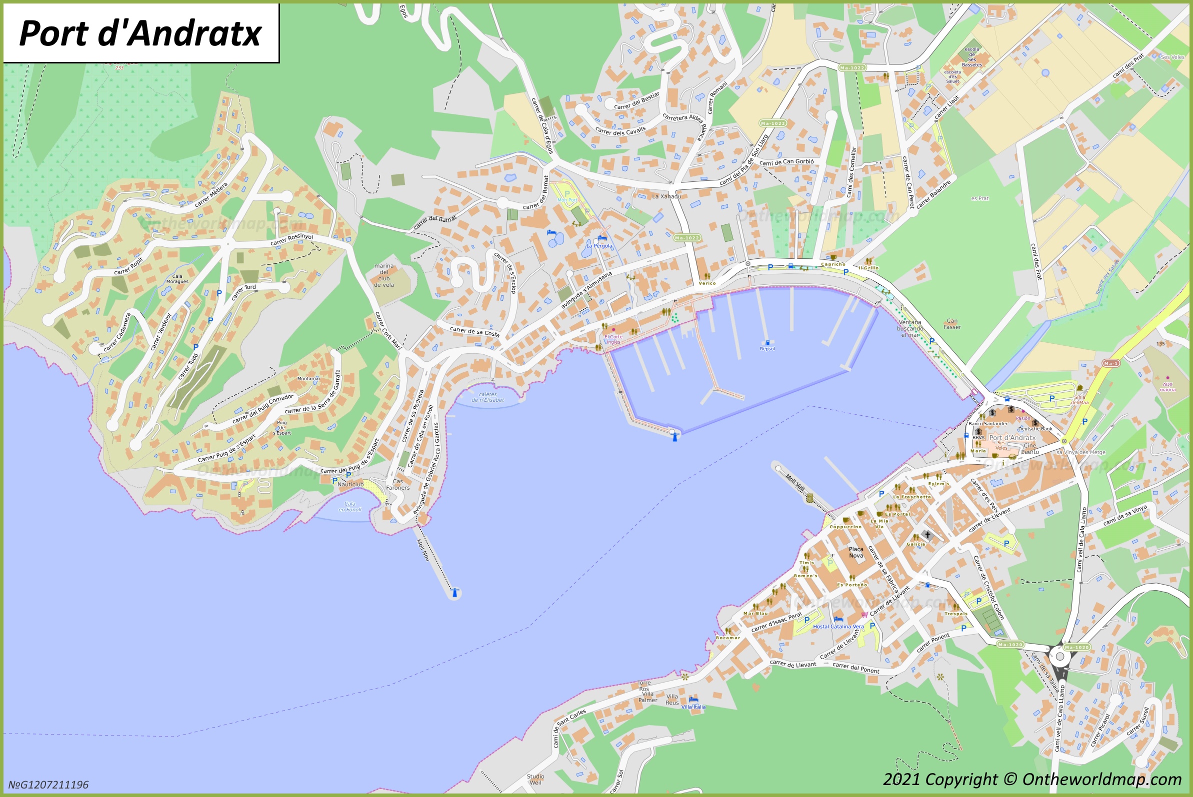 Mapa de Puerto de Andrach