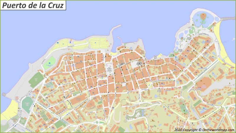 Map of Puerto de la Cruz