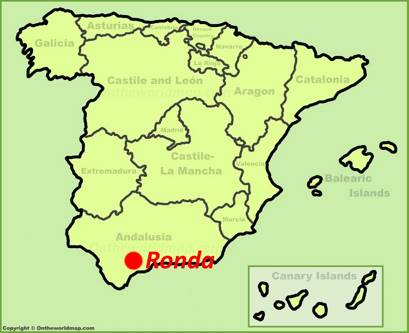 Ronda Map | Spain | Detailed Maps of Ronda