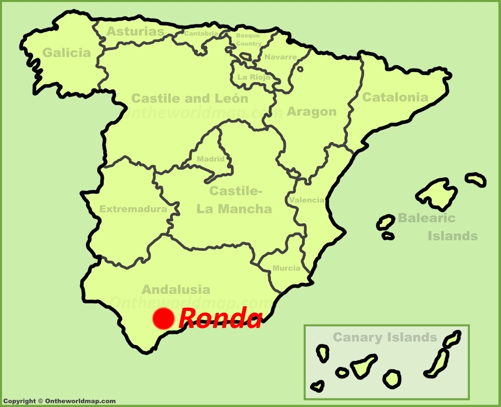 Ronda Map Spain Detailed Maps Of Ronda