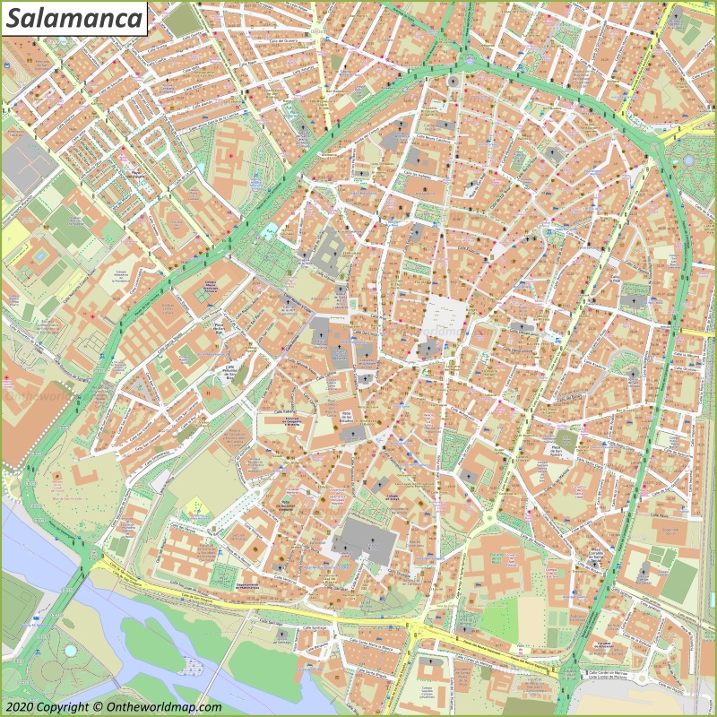 Maps of Salamanca