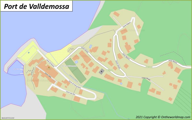 Valldemosa Mapa | Mallorca, España | Mapas Detallados de Valldemosa